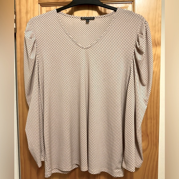 Adrianna Papell V-Neck Blouse - Picture 2 of 3